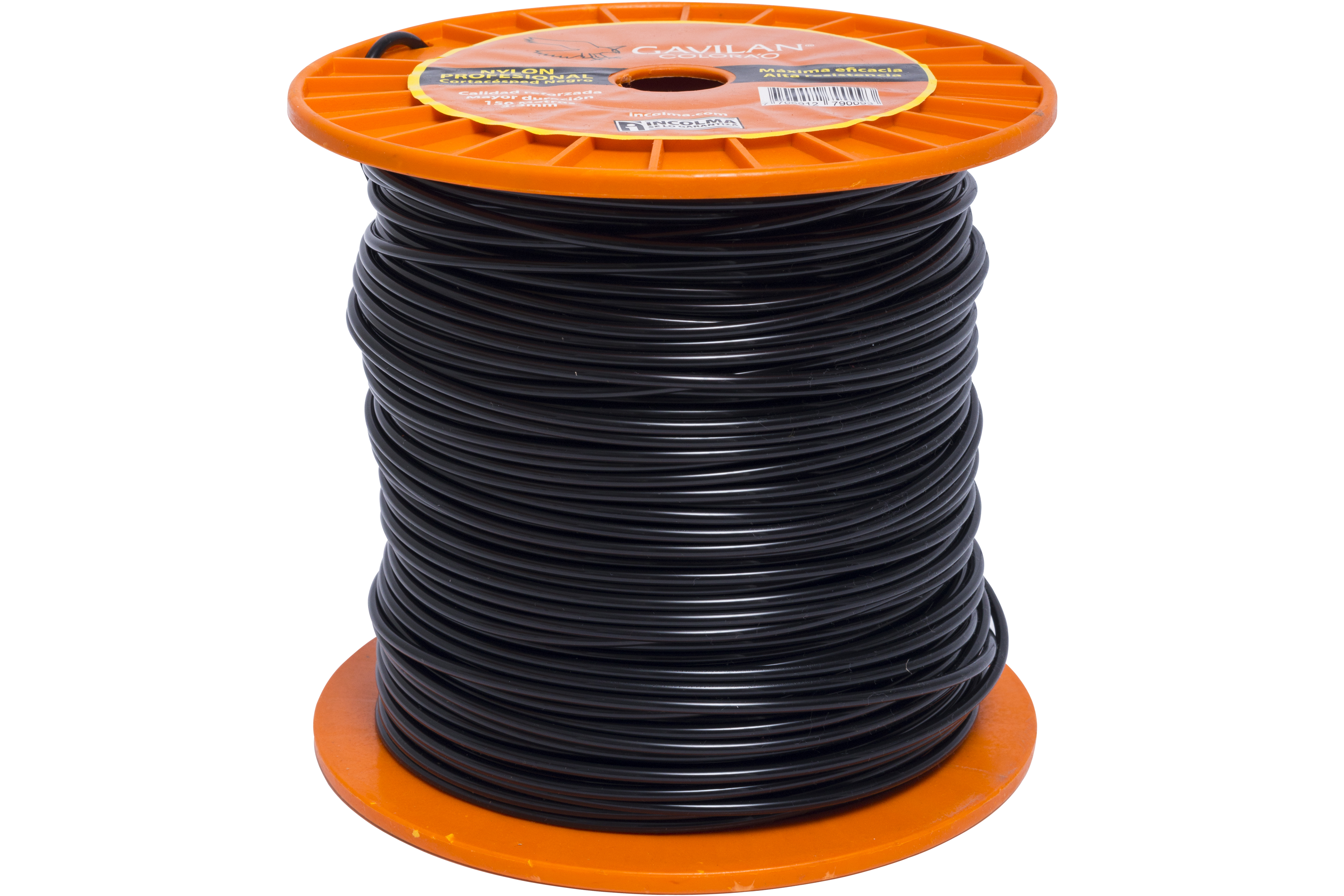 NYLON GAVILAN NEGROX150MTS CARRETE NARANJA