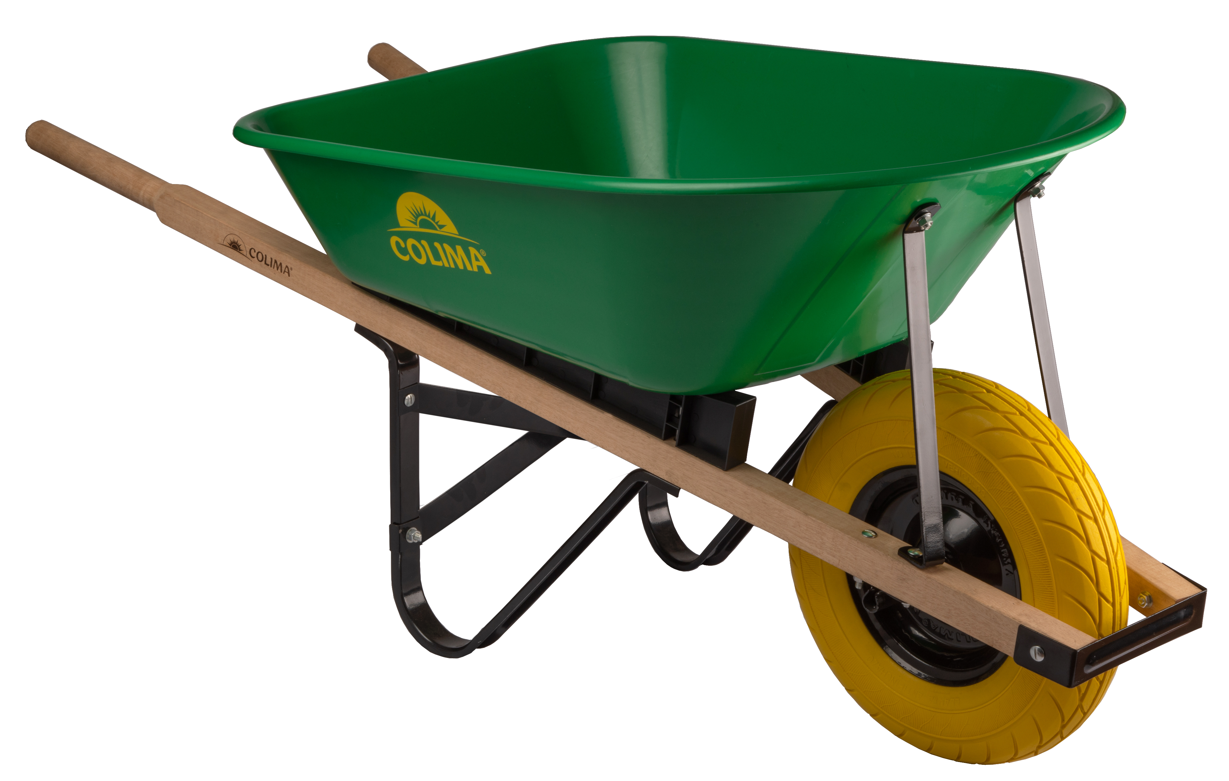 CARRETILLA PLASTICA COLIMA TOLVA VERDE 5.5 PIES
