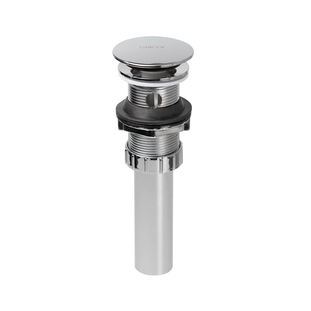 DESAGUE PUSH PLASTICO CON REBOSE CORTO