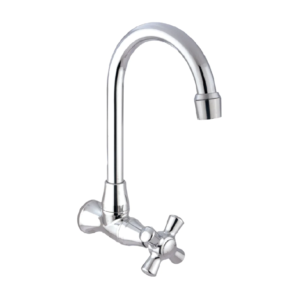 LLAVE MOVIL PARED CUELLO C CROMO HLVETIA